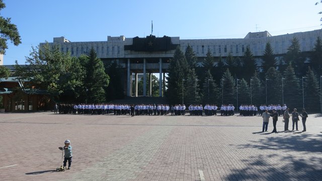 Graduation parade?