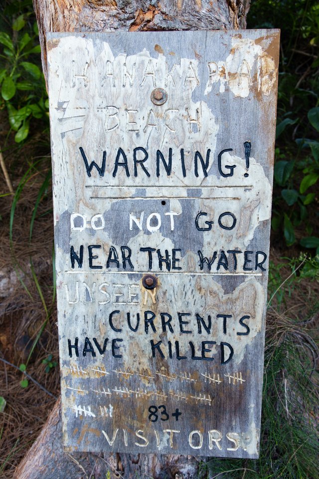 Do not go near the water