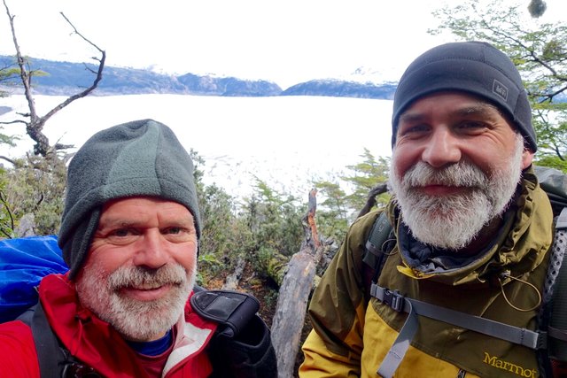 Chris and I at Glaciar Grey