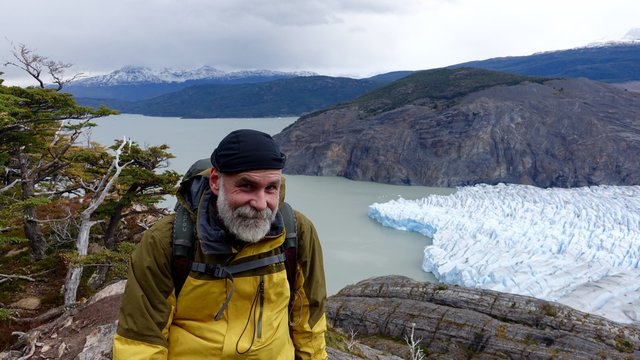 The face of the glacier