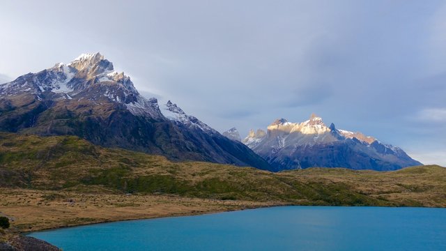 Paine Grande, Los Cuernos, and Lago Pehoe