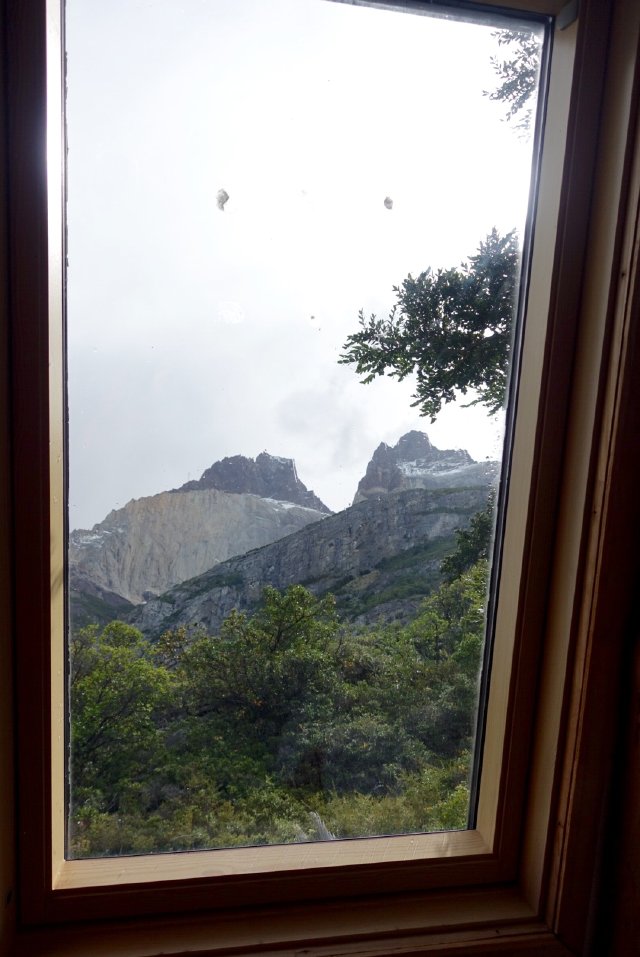 Cabin skylight view