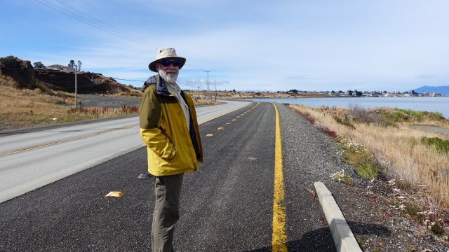 Walking into Puerto Natales