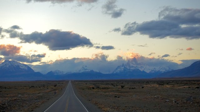 Towards El Chaltén