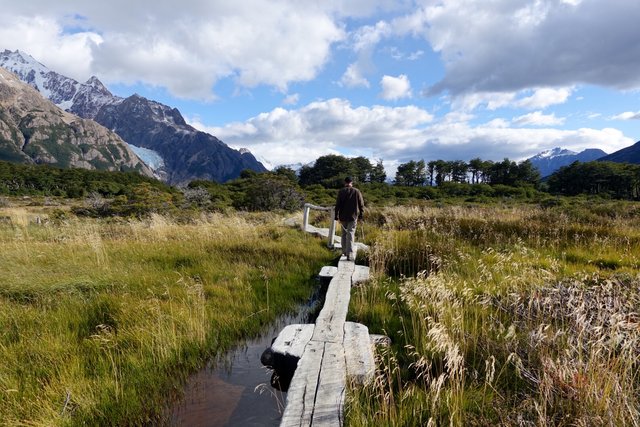 Rustic walkway