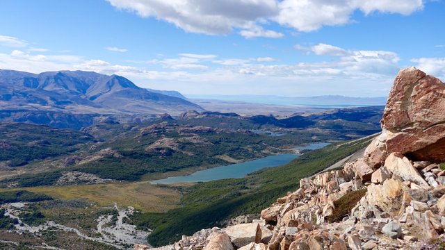 Vista back towards El Chaltén