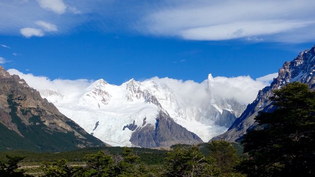 Cerro Torre in the clouds