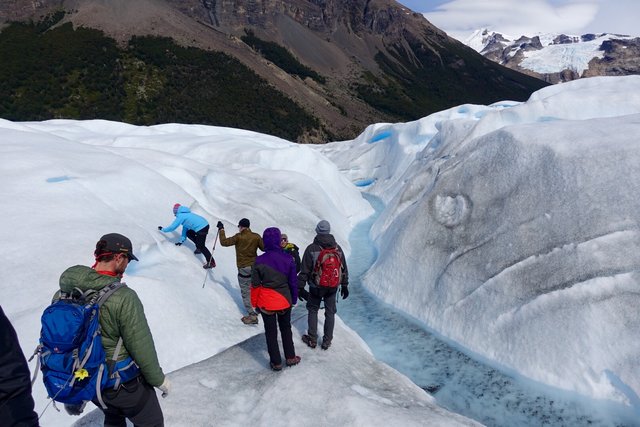 Glacial streams