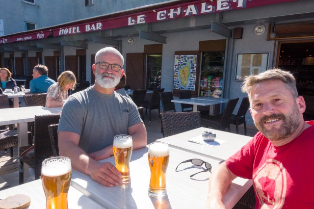 Beers on the terrace