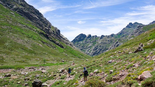 Down to the Golo River valley