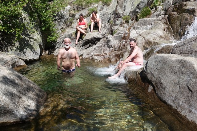 Cooling off in the river