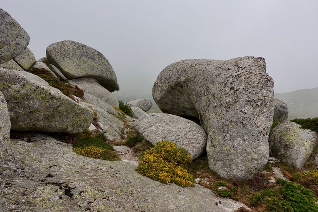 Sculptural granite