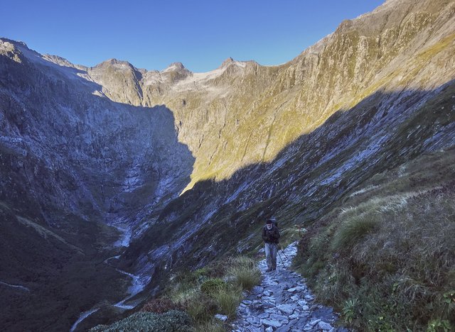 Up Mackinnon Pass