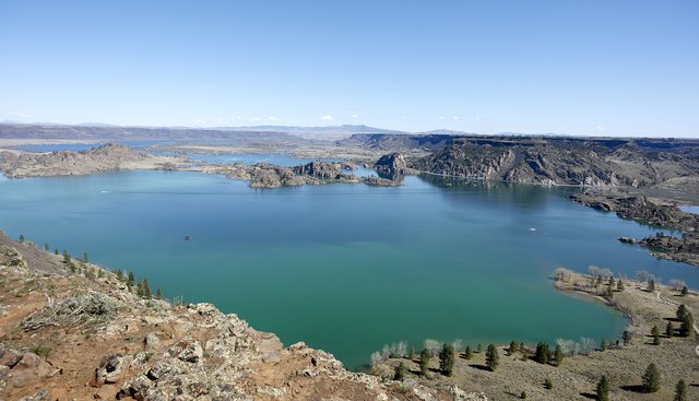 Great views from top of Steamboat Rock