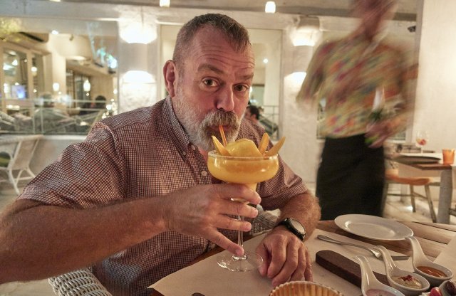 Mango Margarita because Drinko for Cinco