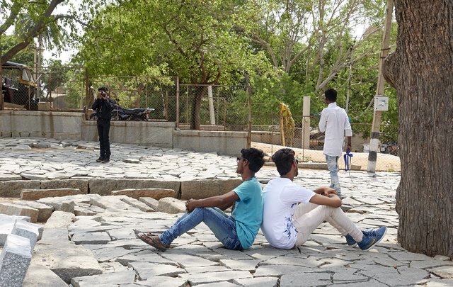 India's Next Top Models!!! (at the temple)