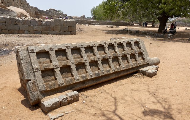 Stone gate at royal compound