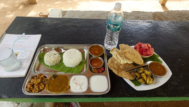 Lunch thali, Tamarind Tree