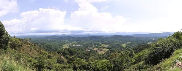 Lush green Western Ghats view