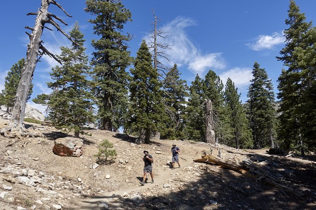 Hiking on top