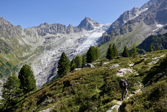 Under the Glacier des Grands