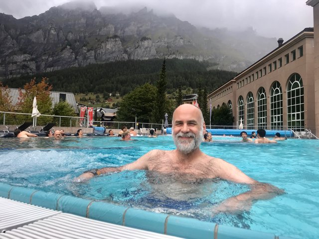 In the baths