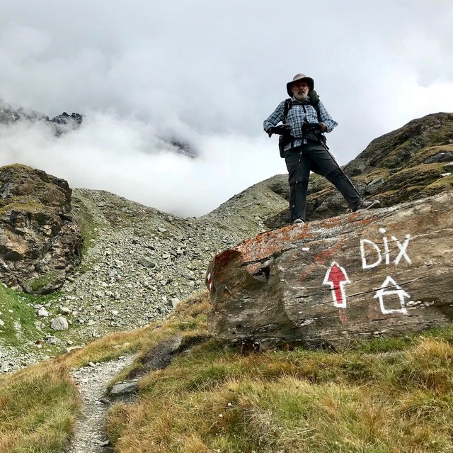 Trail to Cabane du Dix