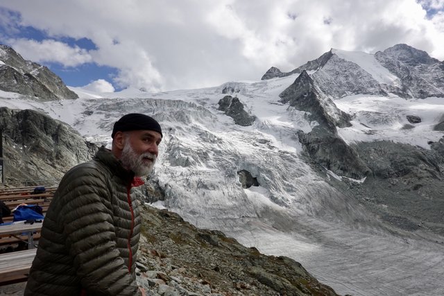 Glacier icefall