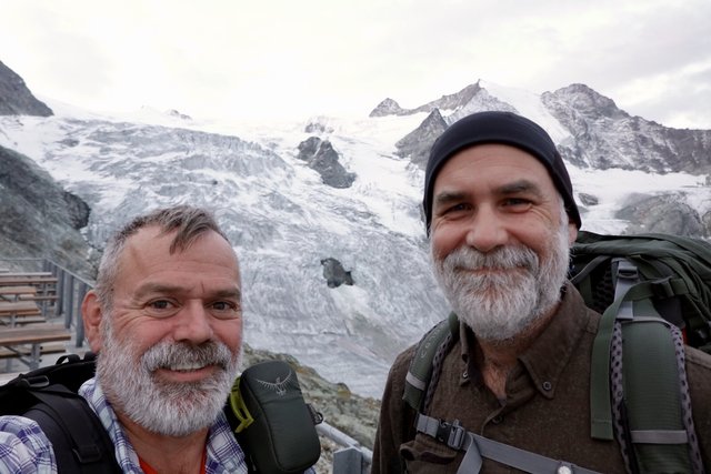 Dudes at some glacier