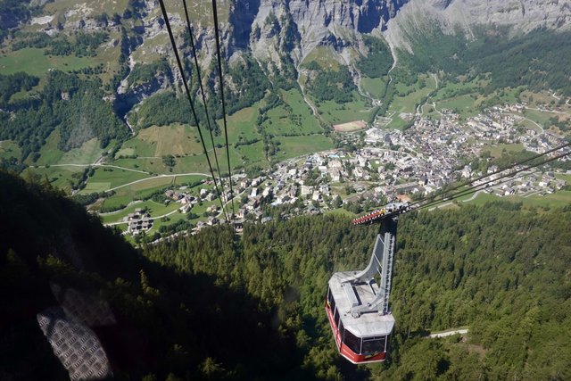 Down from the Torrent to Leukerbad