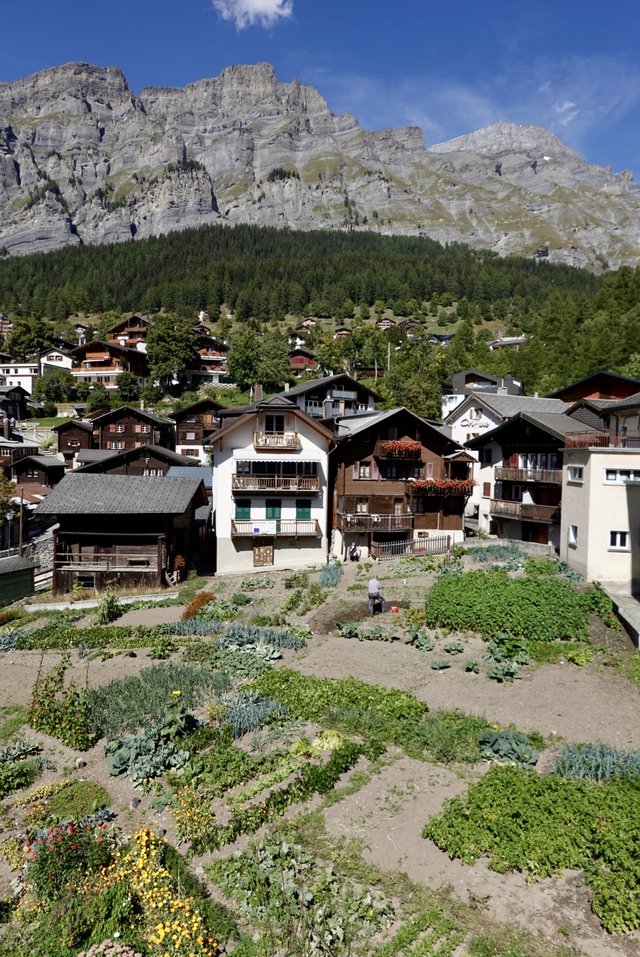 Leukerbad gardens