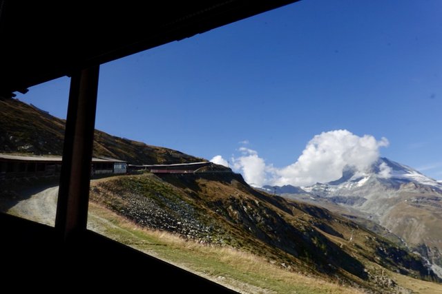 Snow sheds on the Gornergrat line