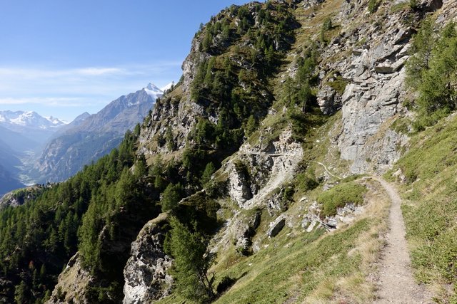 Trail is scarier looking back