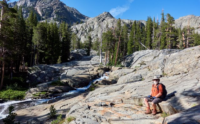 Rest before John Muir Trail