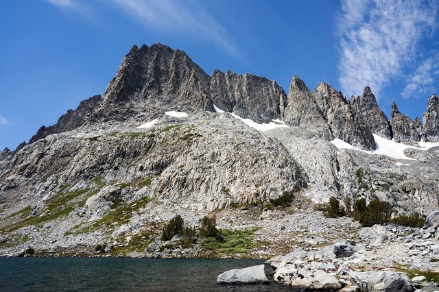 Cecile Lake and the Minarets