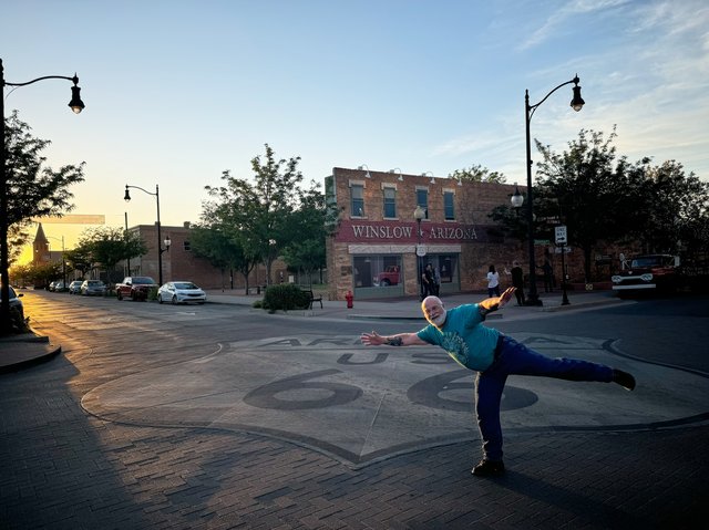 Standing on the corner