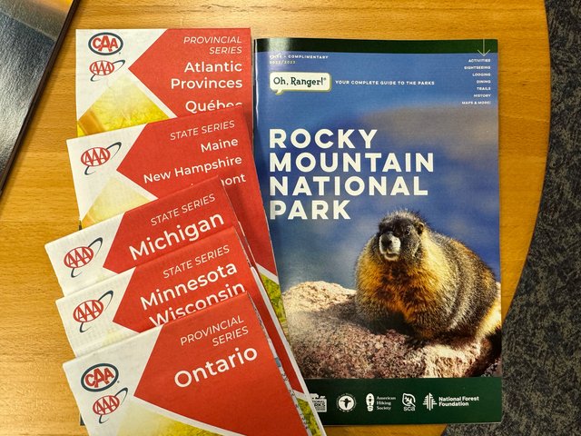 Yay maps and a marmot at AAA