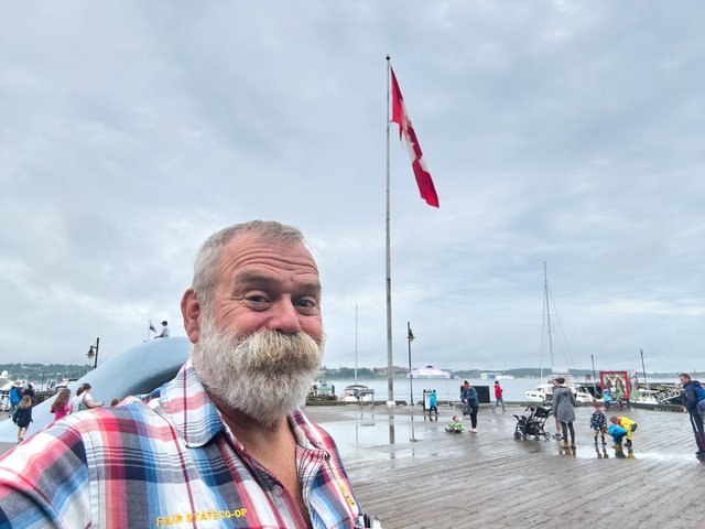 On the Halifax waterfront