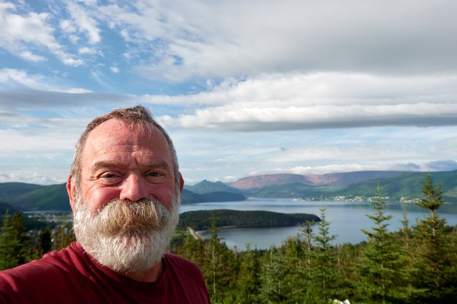 Looking south to the Tablelands from Norris Point