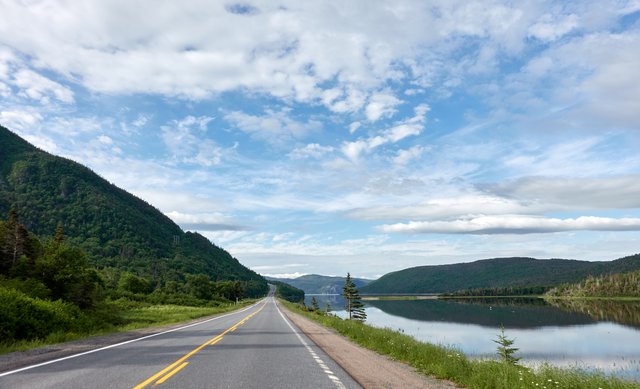 South along the east arm of Bonne Bay