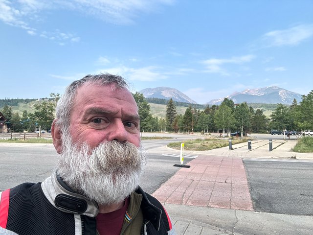 Kinda smoky today here in Silverthorne, CO