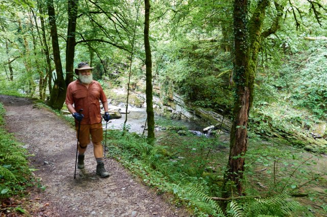 Back along the stream