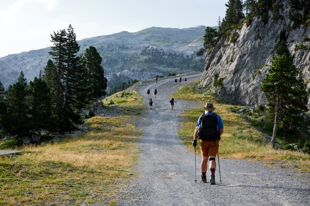 The Pic d'Anie superhighway of hikers