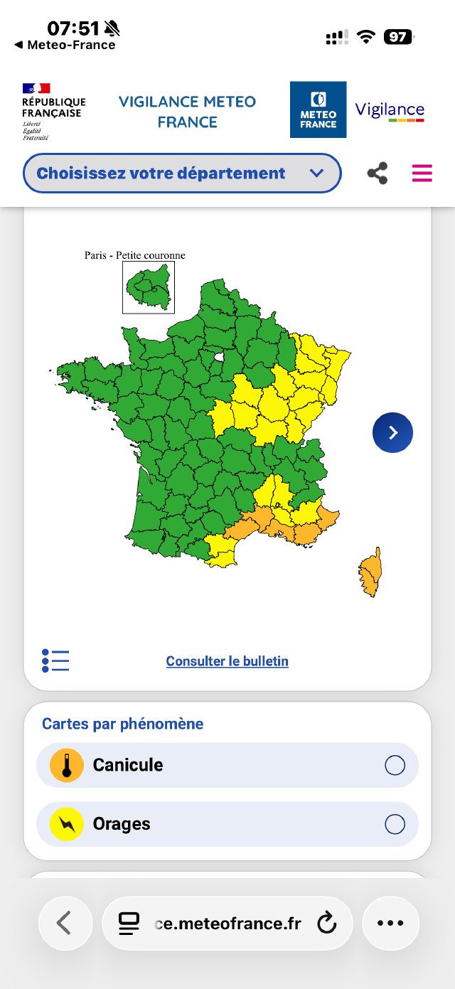 France has decided it is mostly mild today