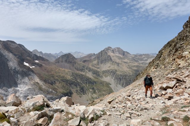 Nearing the col