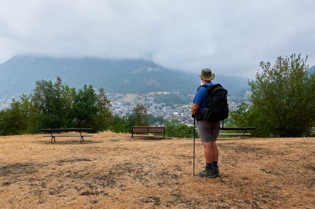 Looking over St-Sauveur.  So dry.