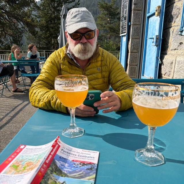Reviewing tomorrow's walk