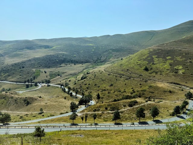 To Luchon.  These hills are not appealing