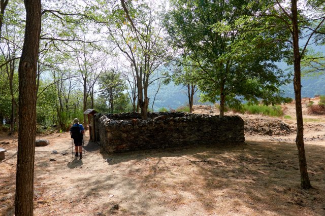 The cemetery with a single grave
