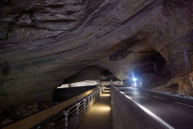 Road in a cave